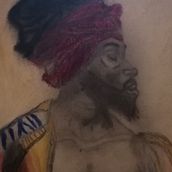 Mi proyecto del curso: Retrato realista al carboncillo. Traditional illustration, Drawing, Portrait Drawing, Realistic Drawing, and Fine Arts project by Carmen Elez - 08.17.2022