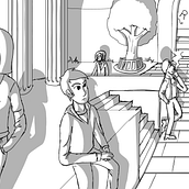 My project for course: Basic Principles of Drawing People from Imagination. Traditional illustration, Fine Arts, Sketching, Drawing, Artistic Drawing, and Figure Drawing project by vorsant - 08.18.2022