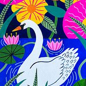 Birds . Traditional illustration, and Gouache Painting project by Sofie Marklund - 08.17.2022