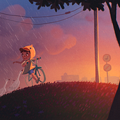 Zona Peligrosa . Digital Illustration, Concept Art, Digital Painting, Color Theor, and Children's Illustration project by María Tuti - 07.16.2022