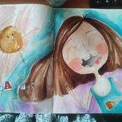 Hello. Traditional illustration project by burcu_sevgilioglu - 08.17.2022