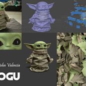 GROGU _Mi proyecto del curso: Introducción a la fotogrametría 3D Ein Projekt aus dem Bereich 3D, 3-D-Modellierung, Videospiele, 3-D-Design und Design für Videospiele von John Alexander Valencia Escobar - 17.08.2022