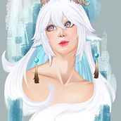 My project for course: Digital Fantasy Portraits with Photoshop - Veibae. Un proyecto de Ilustración tradicional, Dibujo, Ilustración digital, Dibujo de Retrato, Dibujo digital y Pintura digital de alexbudnik340 - 17.08.2022