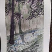 Mi proyecto del curso: Paisajes en acuarela: técnicas y herramientas experimentales. Fine Arts, Painting, and Watercolor Painting project by junial666 - 08.17.2022