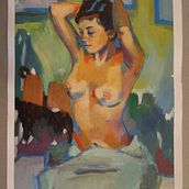 Pinturas. Fine Arts, Acr, and lic Painting project by Alexandra - 08.18.2022