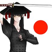 Samurai . Een project van Traditionele illustratie van Luis Meneces - 17.08.2022