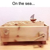 My project for course: on the sea.... Un proyecto de Diseño de personajes, Escultura, Diseño de juguetes, Art to y Carpintería de le_benes - 18.08.2022