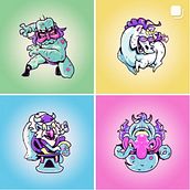 Creación de un porfolio de ilustración en Instagram. Un proyecto de Ilustración tradicional, Redes Sociales, Ilustración digital, Gestión del Portafolio, Instagram, Diseño para Redes Sociales, Gestión y productividad							 de ercavi - 01.06.2022