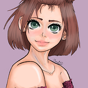 Il mio progetto del corso: Ritratto di personaggi femminili con Procreate. Traditional illustration, Digital Illustration, and Digital Drawing project by moemistringhi99 - 08.18.2022