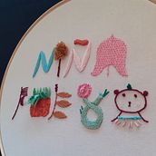 Meu projeto do curso: Introdução ao bordado com relevo. Embroider, and Textile Design project by Natasha Dantas - 06.07.2020