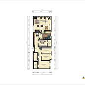 Espacio abierto salon-comedor-cocina. Un progetto di Progettazione dello spazio di mariagdm89 - 18.08.2022