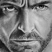 Retrato a Lápiz Grafito - Jack Hackman. Design, Pencil Drawing, Portrait Drawing, Realistic Drawing, and Artistic Drawing project by Luis Enrique Paucar - 08.18.2022