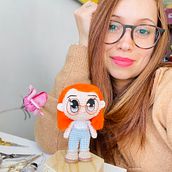 Mi proyecto del curso: Amigurumis: personas tejidas a crochet. Arts, Crafts, To, Design, Fiber Arts, Crochet, Amigurumi, and Textile Design project by mohornancy - 08.18.2022