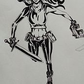 Meu projeto do curso: Desenho de personagens femininas para quadrinhos. Design de personagens, Comic, e Desenho projeto de Andre Luiz - 19.08.2022