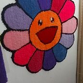 Mi proyecto del curso: Flor Anime multi color. Un progetto di Artigianato, Interior Design, Fiber Art, DIY, Punch needle e Textile Design di Liliana Isabel Echeverria Avalos - 19.08.2022