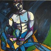 Achilles Song. Un progetto di Belle arti e Pittura di Bert van Dijk - 19.08.2022