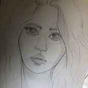 My project for course: Portrait Sketchbooking: Explore the Human Face. Sketching, Drawing, Portrait Drawing, Artistic Drawing, and Sketchbook project by Алла Ильина - 08.19.2022