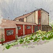 My project for course: Expressive Architectural Sketching with Colored Markers. Sketching, Drawing, Architectural Illustration, Sketchbook & Ink Illustration project by Tim - 08.13.2022