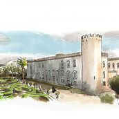 Projet n°2 : Tale of tales - Matteo GARRONE. Un progetto di Architettura, Illustrazione architettonica e Cinema di Clémence Monnin - 19.08.2022