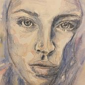 seduction. Watercolor Painting project by renwill935 - 08.19.2022