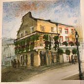 My project for course: Architectural Sketching with Watercolor and Ink. Sketching, Drawing, Watercolor Painting, Architectural Illustration, Sketchbook & Ink Illustration project by Brian Treadaway - 08.19.2022