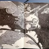 My project for course: Basic Principles of Drawing People from Imagination Ein Projekt aus dem Bereich Traditionelle Illustration, Bildende Künste, Skizzenentwurf, Bleistiftzeichnung, Zeichnung, Artistische Zeichnung und Anatomische Zeichnung von Nick Wagner - 19.08.2022