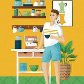 My project for course: Colorful Digital Illustration in Procreate. Traditional illustration, Drawing, Digital Illustration, and Digital Drawing project by sapozhnikova_1993 - 08.19.2022