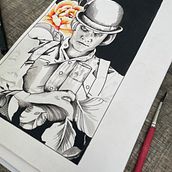 Clockwork Orange . Tattoo Design, Traditional illustration, and Watercolor Painting project by Theresa Heinzelmann - 08.18.2022