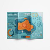 Ocean Pollution Brochure. Un progetto di Infografica, Graphic design, Illustrazione tradizionale e Design di Anastasia Smyk - 20.08.2022