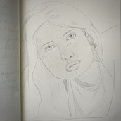 Desenhando Retratos. Sketching, Drawing, Portrait Drawing, Artistic Drawing, and Sketchbook project by Carol Callet - 06.25.2023