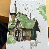 My project for course: Expressive Architectural Sketching with Colored Markers. Sketching, Drawing, Architectural Illustration, Sketchbook & Ink Illustration project by vb75gns298 - 08.21.2022