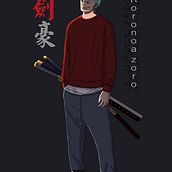 Zoro. Projekt z dziedziny Trad, c i jna ilustracja użytkownika y_h333 - 21.08.2022