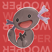 Wooper - Pokemon. Un progetto di Illustrazione tradizionale di apolloalex - 21.08.2022