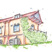 My project for course: Expressive Architectural Sketching with Colored Markers. Sketching, Drawing, Architectural Illustration, Sketchbook & Ink Illustration project by petervangils - 08.21.2022