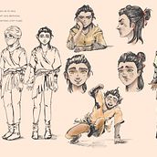 Manga Character. Traditional illustration, Character Design, Comic, and Manga project by Klára Sýkorová - 08.21.2022