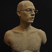 Portrait of Sean. Sculpture, and Fine Arts project by David Simon - 08.20.2022