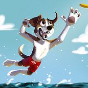 Mon projet du cours : Character design : créez une créature expressive. Projekt z dziedziny Trad, c, jna ilustracja, Projektowanie postaci,  R, sunek, Ilustracja c i frowa użytkownika Marion Bollache - 22.08.2022