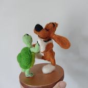 My project for course: Needle Felting Animal Creation. Artesanato, Design de brinquedos, Tecido, Feltragem com agulha, e Design têxtil projeto de cuttheplot - 22.08.2022