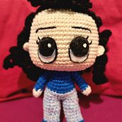 Mon projet du cours : Amigurumis : représentez des personnes au crochet. Arts, Crafts, To, Design, Fiber Arts, Crochet, Amigurumi, and Textile Design project by Aude Silva - 08.22.2022