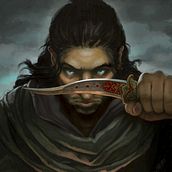 Song of Exile - An Illustrated Fantasy Novel. Un projet de Illustration traditionnelle, Conception de personnages , et Peinture de Angela Sasser - 22.08.2022