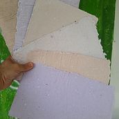 Meu projeto do curso: Elaboração artesanal de papel. Arts, Crafts, Fine Arts, Bookbinding, and DIY project by Linilson Santos - 08.23.2022