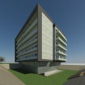 My project for course: Modeling for Parametric Buildings with Revit . 3D, Architecture, Interior Architecture, 3D Modeling, Digital Architecture, and ArchVIZ project by Ana Ivanova - 08.23.2022