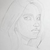 Mon projet du cours : Carnet de portraits : explorez le visage humain. Sketching, Drawing, Portrait Drawing, Artistic Drawing, and Sketchbook project by Lily Emma - 08.23.2022