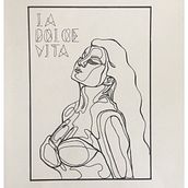 LA DOLCE VITA (1960). Un projet de Cinéma, vidéo et télévision, Retouche photographique, Créativité, Dessin numérique , et Aquarelle de Martina - 23.08.2022