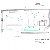 Mijn project van de cursus: Architectonisch tekenen: het éénpuntsperspectief. Un projet de Design , Architecture, Pa, sagisme et Illustration architecturale de charissa_gijsemans - 23.08.2022