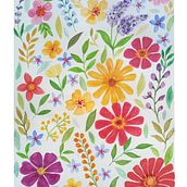 Meu projeto do curso: Padrões florais vibrantes com aquarela. Traditional illustration, Pattern Design, Watercolor Painting, and Botanical Illustration project by patriciarte - 08.19.2022