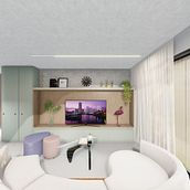 Meu projeto do curso: Cor aplicada ao design de interiores. Interior Design, Decoration, Interior Decoration, Color Theor, and Spatial Design project by Gabriella Dutra - 08.23.2022