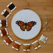 Il mio progetto del corso: Tecniche di ricamo realistico. Traditional illustration, Embroider, and Textile Design project by Angela Rosaria Di Francesco - 01.20.2022