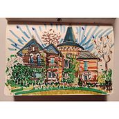 Expressive Architectural Sketching with Colored Markers. Traditional illustration project by robertagraziosi - 08.22.2022