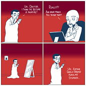 My project for course: Comic Strip Creation: Illustrating Unique Stories - Socially Awkward Vampire. Traditional illustration, Comic, Stor, telling, Stor, board, and Narrative project by glad_man_comics - 08.22.2022